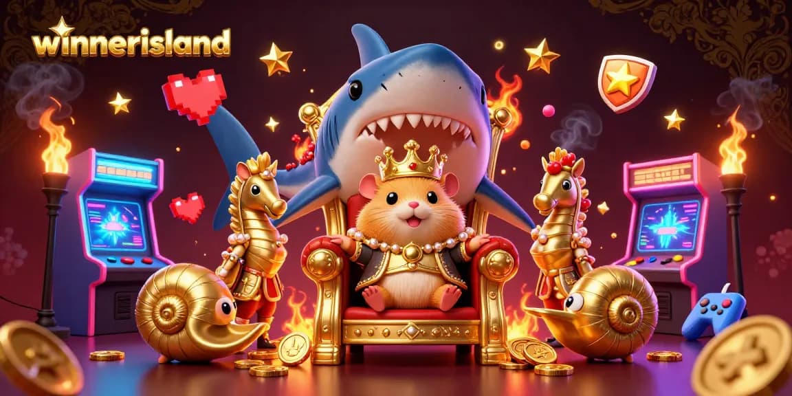 Experience thrilling gaming at winnerisland with vibrant visuals and lively characters in an exciting casino setting.