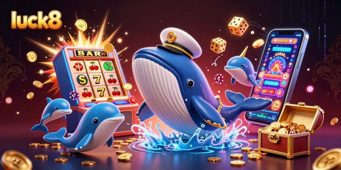 Experience luck8 with exciting casino games bursting with prizes, highlighted by dynamic 3D characters.