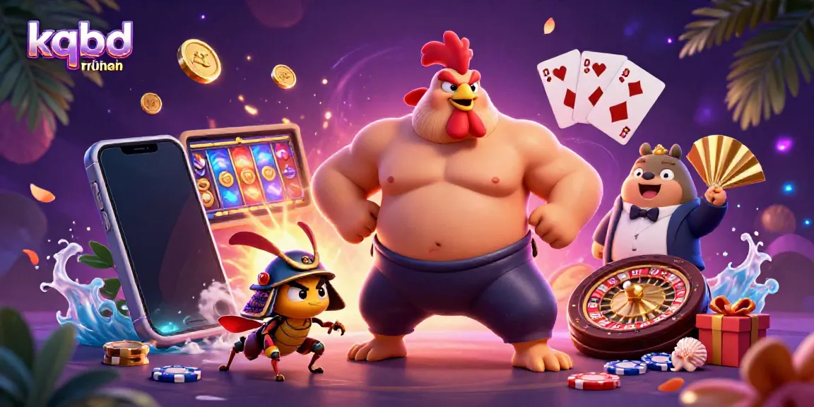 Join the excitement at kqbd trưc tuyến with intense 3D characters celebrating casino wins amidst dynamic gaming elements.